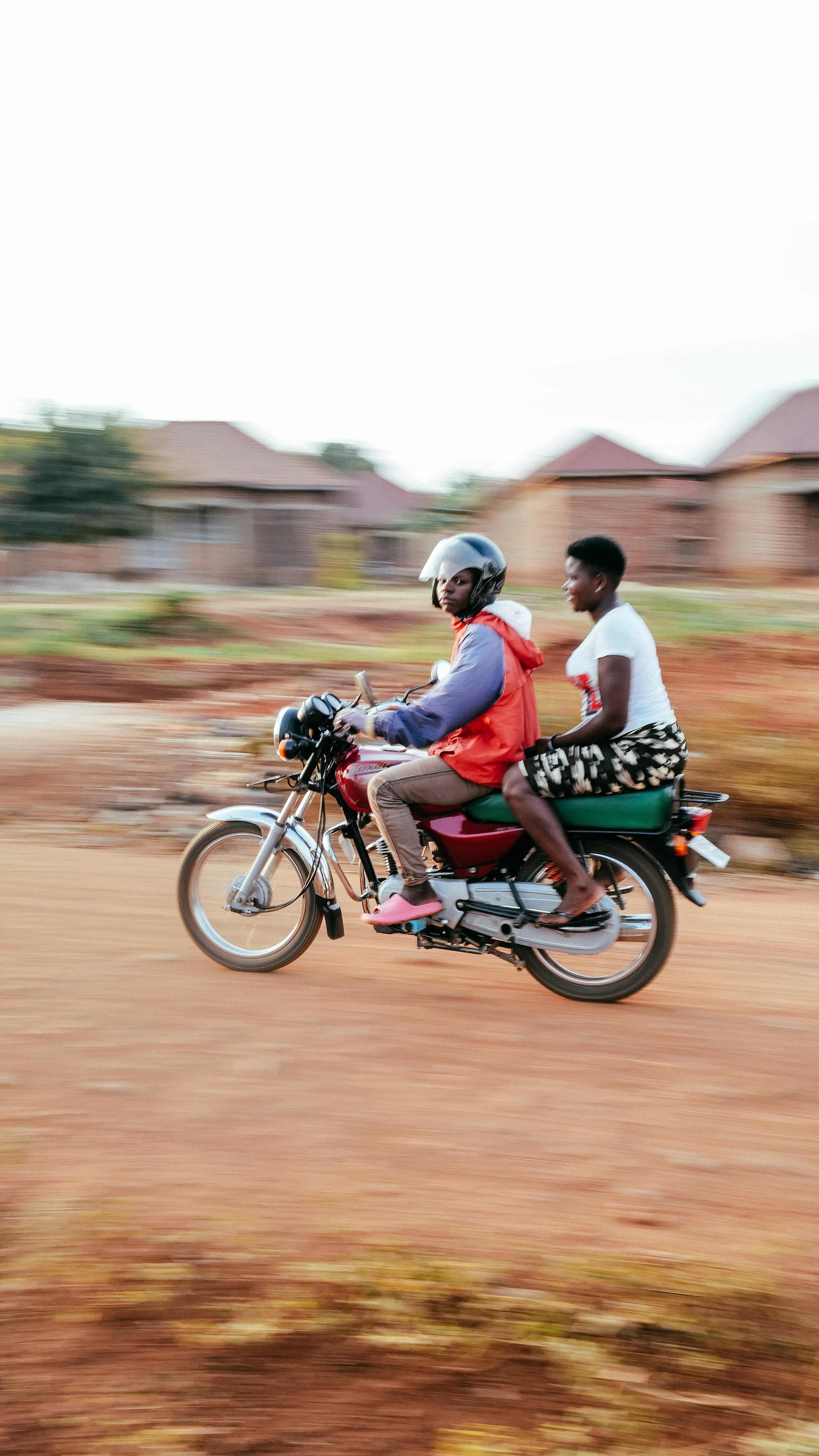 Boda boda rider financed by Laven Solutions